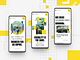 iPullRank Mobile Website Screens ai corporate design digital graphic design mobile mobile web mobile website seo tech typography web design website website design yellow